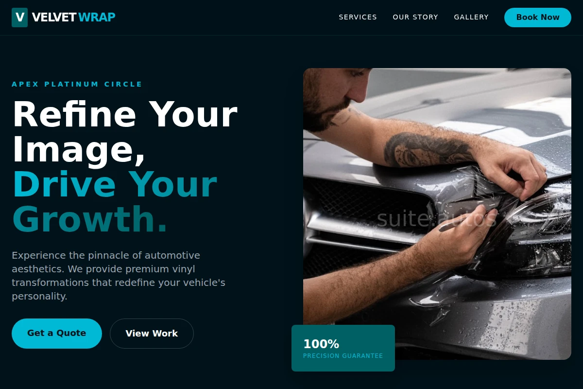 Velvet Car Wrap