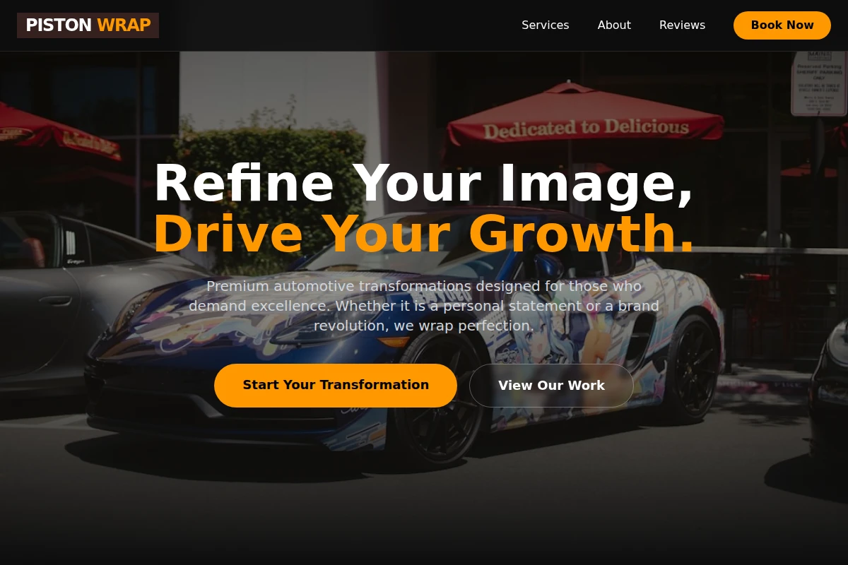 Piston Car Wrap