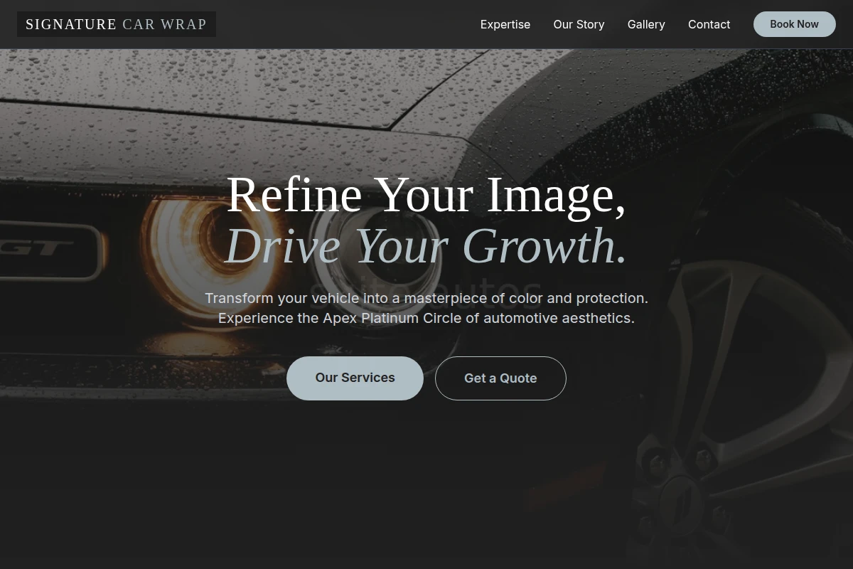 Signature Car Wrap