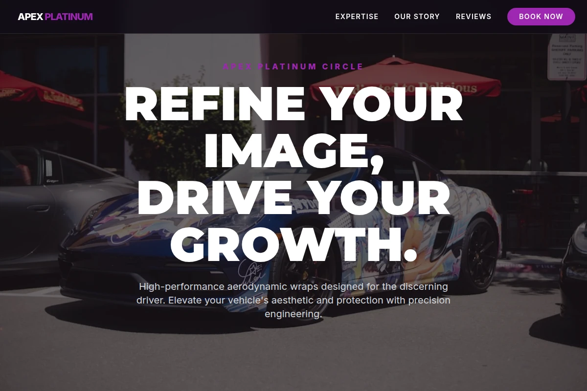 Aerodynamic Car Wrap